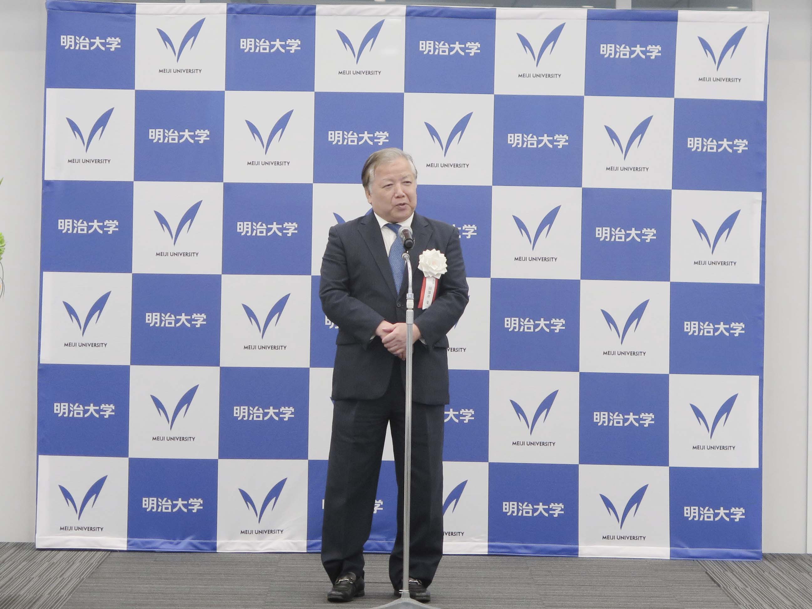 駿台体育会会長 田部井 茂