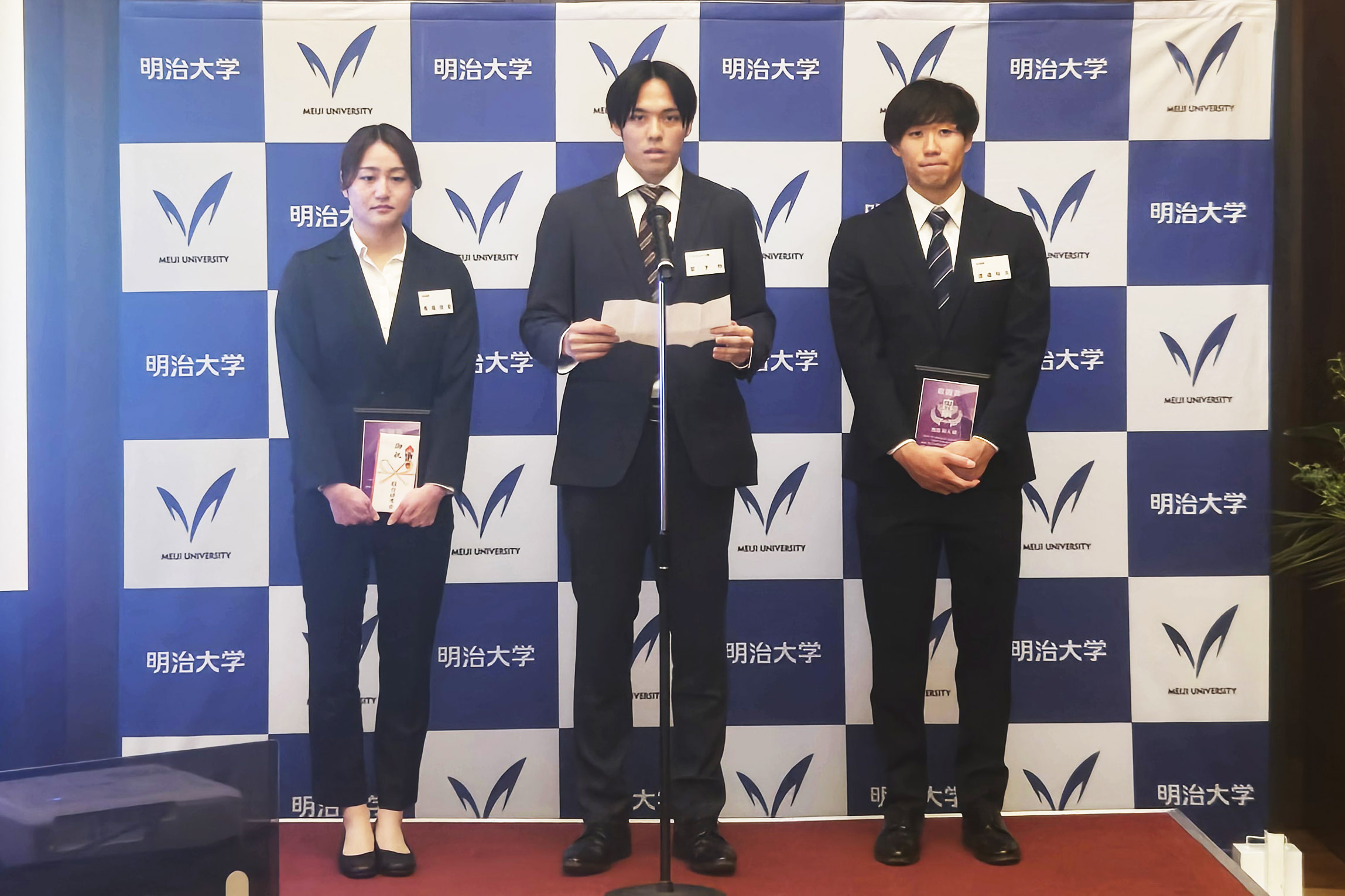 バドミントン部 宮下 怜 選手よりの謝辞