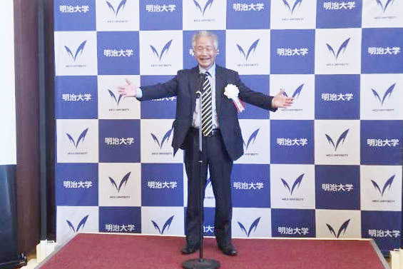 閉会の挨拶 駿台体育会副会長 松井 右近